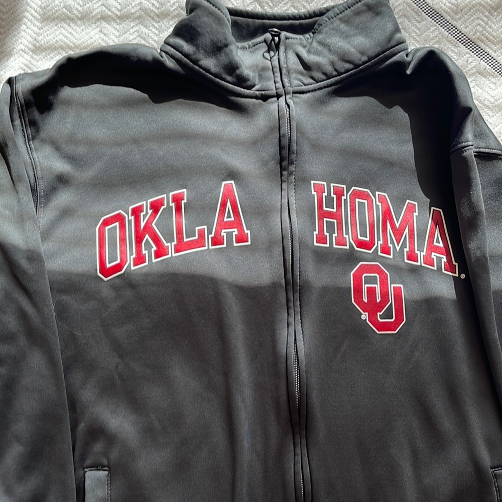 Oklahoma Sooner Zip-Up Jacket